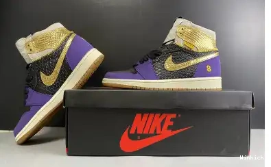  GOLD OG UNION PURPLE 1 “MAMBA” JORDAN HIGH X BLACK AIR 555088-171 0527